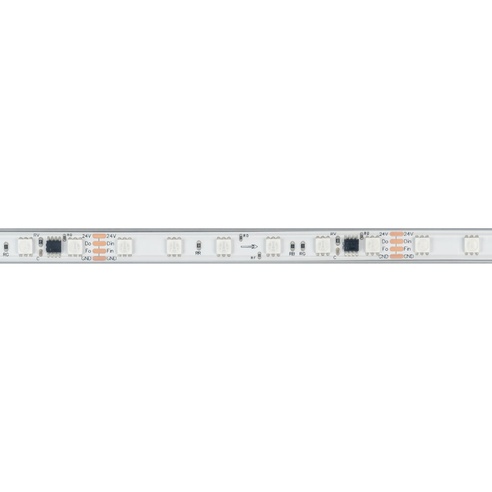 Лента светодиодная герметичная SPI-PS-B60-12mm 24V RGB-PX6-BPT (12 W/m, IP67, 5060, 5m) (Arlight, бегущий огонь)