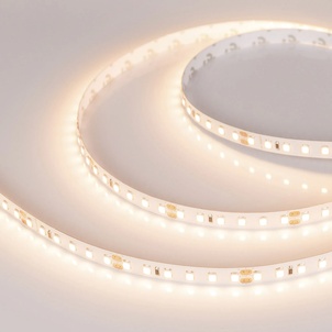 Лента светодиодная RT-A120-8mm 24V Warm3500 (14.4 W/m, IP20, 2835, 5m) (Arlight, Открытый)