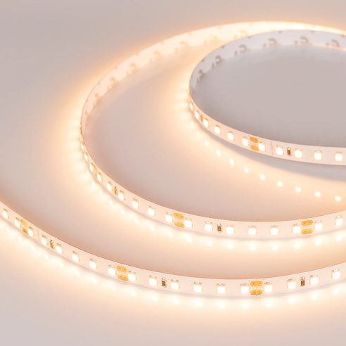Лента светодиодная RT-A120-8mm 24V Warm2700 (9.6 W/m, IP20, 2835, 5m) (Arlight, -)