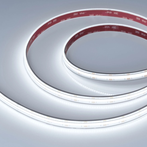 Лента светодиодная герметичная COB-PS-X640-12mm 24V White-MIX (23 W/m, IP67, CSP, 5m) (Arlight, Изменяемая ЦТ)