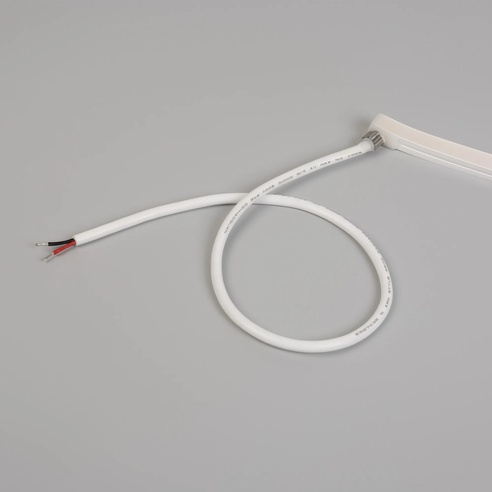 Лента герметичная MOONLIGHT-3D-X544-10x10mm 24V Warm3000 (8 W/m, IP67, 5m, wire x1) (Arlight, Вывод боковой, 5 лет)