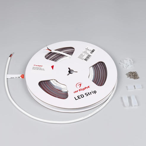 Лента светодиодная герметичная CSP-PFS-X320-10mm 24V Warm3000 (10 W/m, IP68, TWP100, 5m) (Arlight, -)