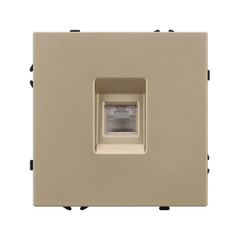 Механизм компьютерной розетки SCT-NOBE-MPC1-SFPL-GD (RJ-45, CAT6) (Arlight, -)