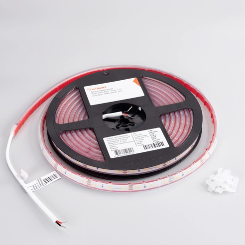 Лента светодиодная герметичная RTW-PFS-A60-11mm 12V Day4000 (4.8 W/m, IP68, 2835, 5m) (Arlight, -)