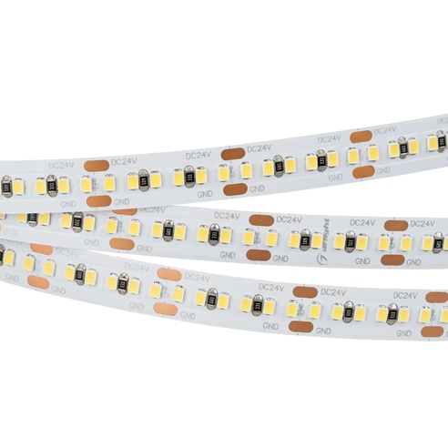 Лента светодиодная MICROLED-M300-8mm 24V Warm3000 (8 W/m, IP20, 2216, 5m) (Arlight, Открытый)