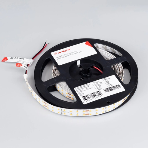 Лента светодиодная RT-A196-15mm 24V Warm3000 (20 W/m, IP20, 2835, 5m) (Arlight, Открытый)