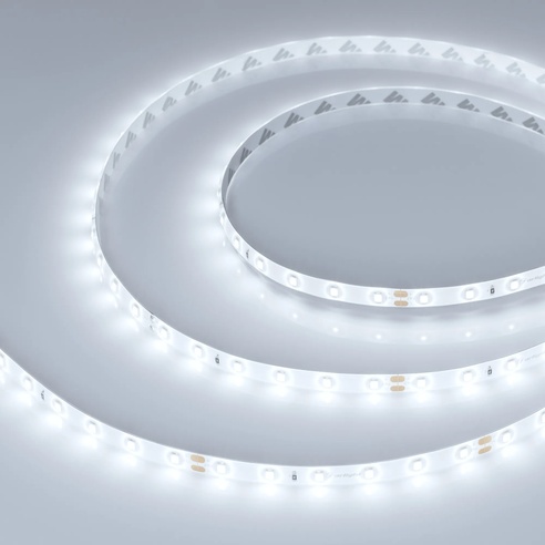 Лента светодиодная герметичная RTW-SE-A60-8mm 24V White6000 (4.8 W/m, IP65, 2835, 5m) (Arlight, 4.8 Вт/м, IP65)