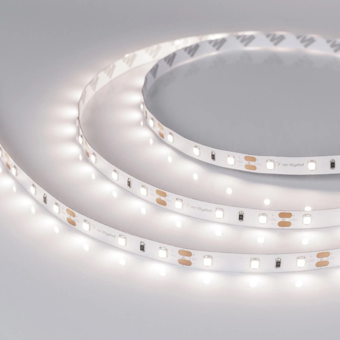 Лента светодиодная RT-A60-8mm 12V Day4000 (7.2 W/m, IP20, 2835, 5m) (Arlight, Открытый)