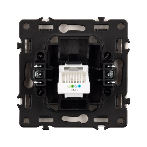 Механизм телефонной розетки SCT-NOBE-MTL1-SFPL-GD (RJ-11, 4C) (Arlight, Золотой песок)