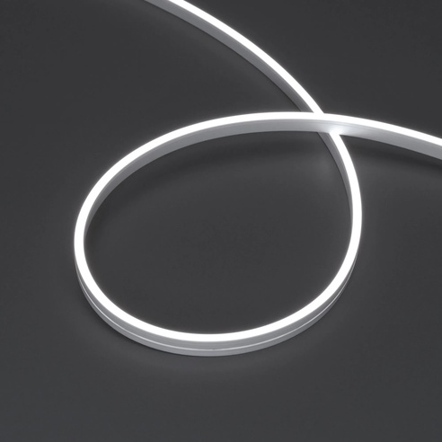 Лента светодиодная герметичная MOONLIGHT-SIDE-A168-4x10mm 24V White6000 (7.2 W/m, IP65, 5m, wire x2) (Arlight, Вывод прямой, 3 года)