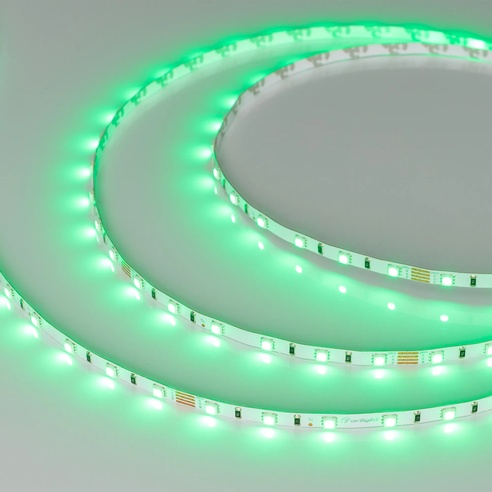 Лента светодиодная RT-G60-5mm 24V RGB (6.6 W/m, IP20, 3838, 5m) (Arlight, узкая)
