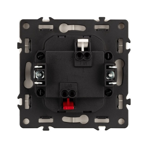 Механизм звонкового выключателя SWT-NOBE-MKR1-SFPL-WH (230V, 10A) (Arlight, Белый кварц)