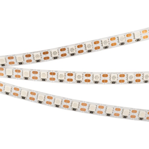 Лента светодиодная RT 2-5000 12V Cx1 Green 2x (5060, 360 LED, LUX) (Arlight, 15.6 Вт/м, IP20)