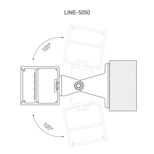 Профиль SL-LINE-5050-3000 ANOD (Arlight, Алюминий)