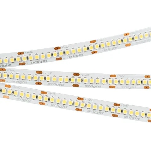 Лента светодиодная RT-A240-10mm 24V Day4000 (19.2 W/m, IP20, 3528, 5m) (Arlight, Открытый)
