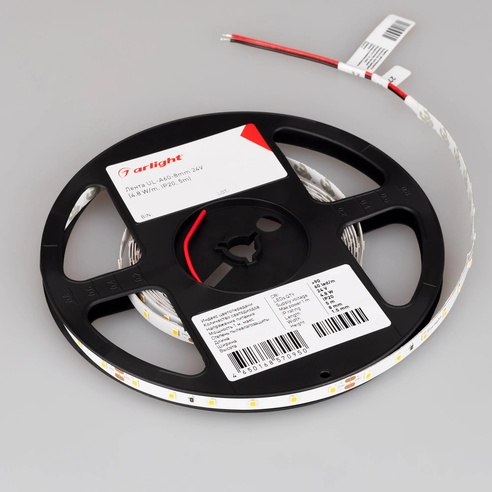 Лента светодиодная UL-A60-8mm 24V Warm3500 (4.8 W/m, IP20, 5m) (Arlight, 7 лет)