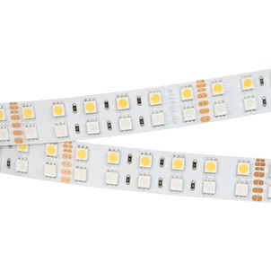 Лента светодиодная RT 2-5000 24V RGB-White 2x2 (5060, 720 LED, LUX) (Arlight, 32 Вт/м, IP20)
