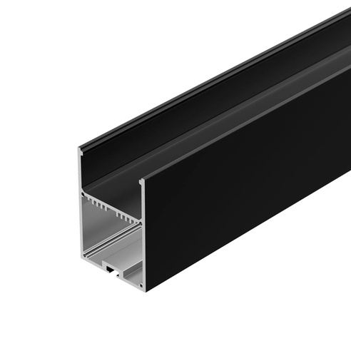 Профиль SL-LINE-4970-2000 BLACK (BY) (Arlight, Алюминий)