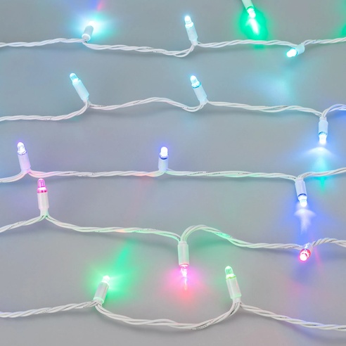 Светодиодная гирлянда ARD-STRING-CLASSIC-6000-WHITE-40LED-LIVE RGB-SPI (12V, 26W) (Ardecoled, IP65)