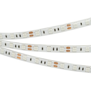 Лента светодиодная RTW 2-5000SE 12V Green 2x (5060, 300 LED, LUX) (Arlight, 14.4 Вт/м, IP65)