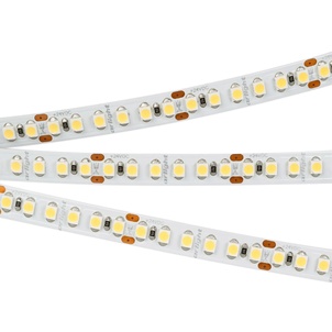 Лента светодиодная RT-A180-8mm 24V Warm3000 (14.4 W/m, IP20, 3528, 5m) (Arlight, Открытый)