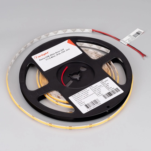 Лента COB-X544-8mm 24V Day4000 (11.5 W/m, IP20, 5m) (Arlight, -)