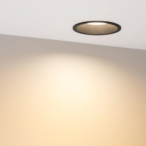 Светильник MS-BREEZE-BUILT-R104-12W Warm2700 (BK, 85 deg, 230V) (Arlight, IP20 Металл, 5 лет)