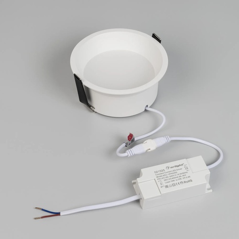 Светильник MS-BREEZE-BUILT-R125-16W Warm3000 (WH, 90 deg, 230V) (Arlight, IP20 Металл, 5 лет)