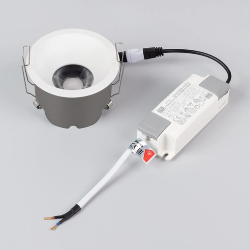 Светильник MS-HARBOR-R82-10W Warm2700 (WH, 24 deg, 230V) (Arlight, IP20 Металл, 5 лет)