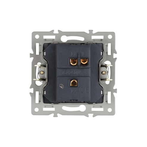 Механизм выключателя одноклавишный проходной SWT-MKP1-PL-GR (250V, 16A) (Arlight, -)