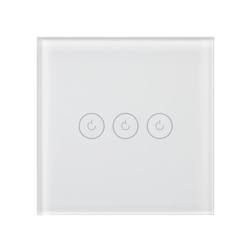 Выключатель сенсорный SWT-OMALI-S03-ZB-WH (250V, 10A, Zigbee) (Arlight, Стекло)