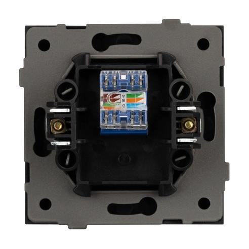 Механизм компьютерной розетки SCT-TENDO-MPC1-SFPL-BK (RJ-45, CAT6) (Arlight, -)