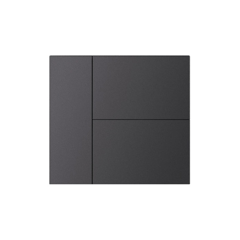 INTELLIGENT ARLIGHT Накладка панели KNX-23-3G-SUF Dark Grey (Backlightless) (IARL, IP20 Металл, 2 года)