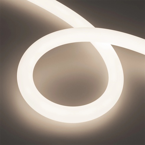 Лента герметичная MOONLIGHT-TOP-A336-D30mm 24V Day4000 (14.4 W/m, IP65, 5m, wire x1) (Arlight, Вывод прямой, 3 года)
