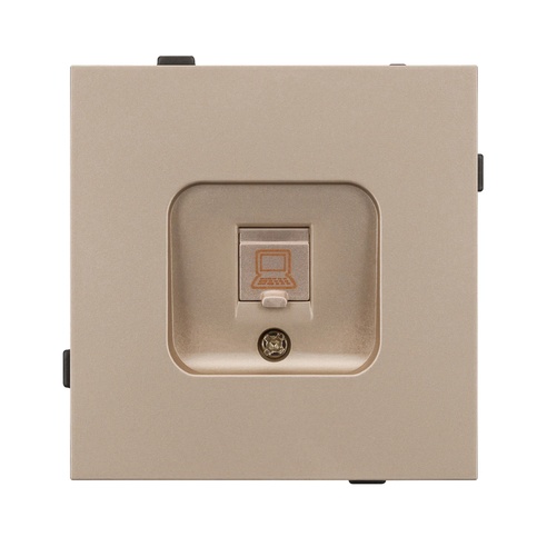 Механизм компьютерной розетки SCT-TENDO-MPC1-PL-GD (RJ-45, CAT6) (Arlight, -)