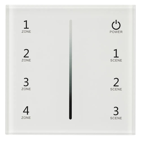 Панель SMART-P34-DIM-IN White (230V, 0-10V, Sens, 2.4G) (Arlight, IP20 Пластик, 5 лет)