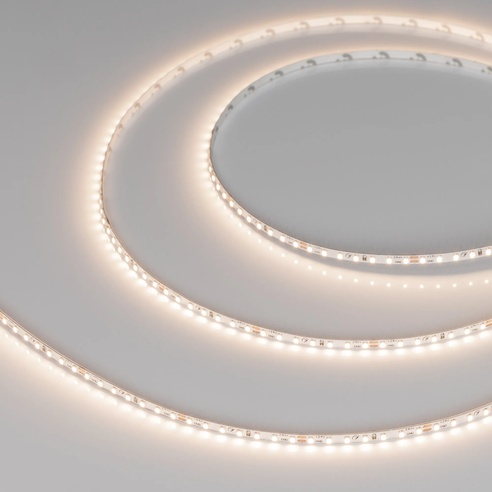 Лента светодиодная MICROLED-M168-4mm 24V Warm3500 (5 W/m, IP20, 2216, 5m) (Arlight, узкая)