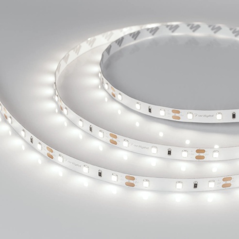 Лента светодиодная RT-A60-8mm 12V Day5000 CRI98 (4.8 W/m, IP20, 2835, 5m) (Arlight, Открытый)