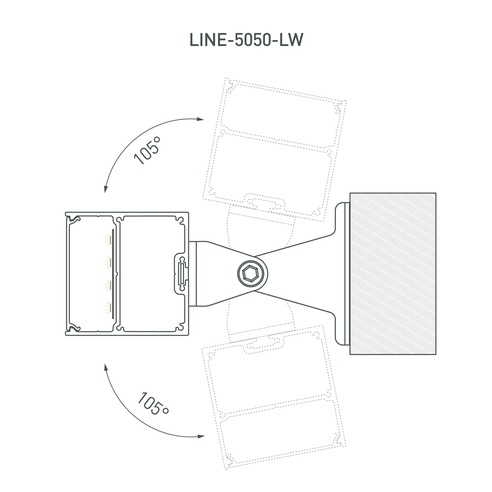 Профиль SL-LINE-5050-LW-3000 ANOD BLACK (Arlight, Алюминий)