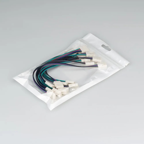 Коннектор выводной FIX-RGB-10mm-150mm-X2 (4-pin) (Arlight, -)