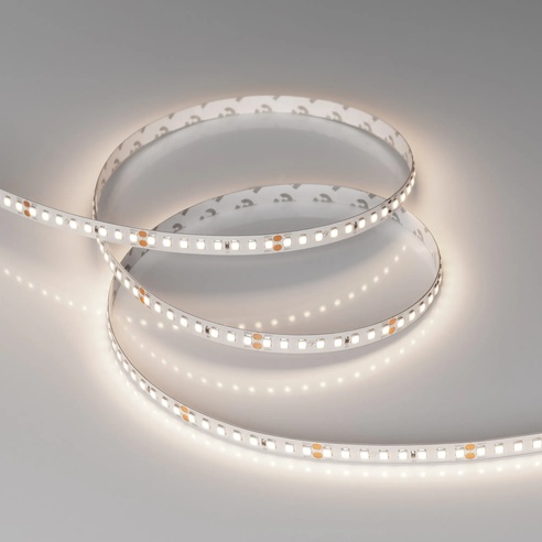 Лента светодиодная RT-A160-8mm 24V Day4000 (12 W/m, IP20, 2835, 5m) (Arlight, высок.эфф.150 лм/Вт)