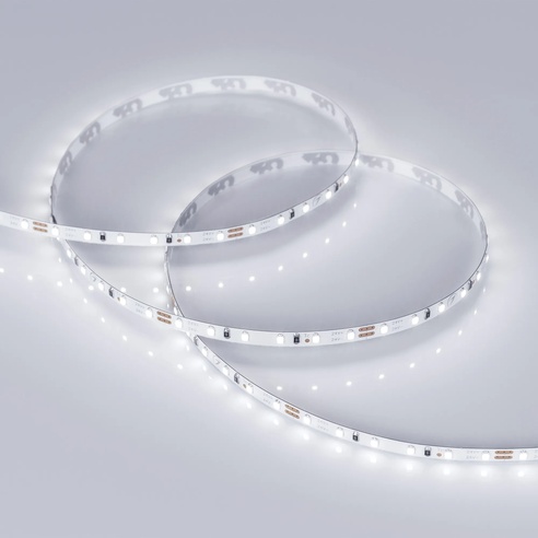 Лента светодиодная MICROLED-M120-4mm 24V White6000 (9.6 W/m, IP20, 2216, 5m) (Arlight, узкая)