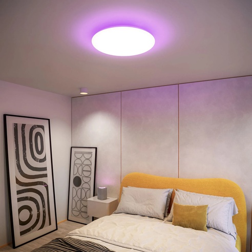 Светильник SP-FAVOR-R600-50W Day4000-MIX-RGB (WH, 100 deg, 230V, Tuya Zigbee) (Arlight, IP54 Пластик, 3 года)