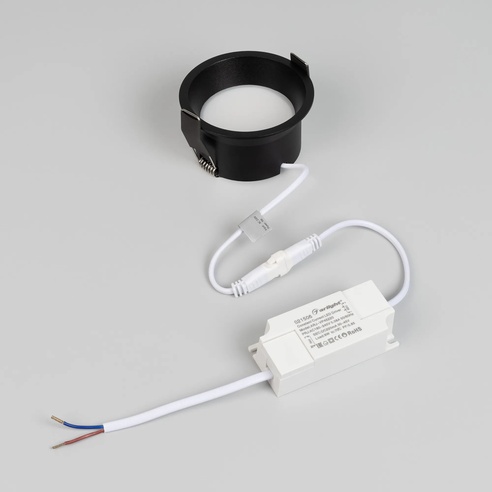 Светильник MS-BREEZE-BUILT-R82-9W Warm2700 (BK, 80 deg, 230V) (Arlight, IP20 Металл, 5 лет)