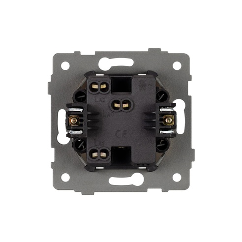 Механизм выключателя одноклавишный проходной SWT-MKP1-PL-GD-V (250V, 10A) (Arlight, -)