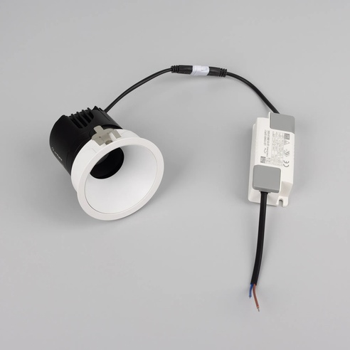 Светильник MS-ARADO-BUILT-R75-12W Warm3000 (WH-WH, 55 deg, 230V) (Arlight, IP20 Металл, 5 лет)