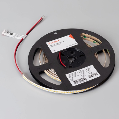 Лента светодиодная RT-A280-8mm 24V Warm2700 (10 W/m, IP20, 5m) (Arlight, -)