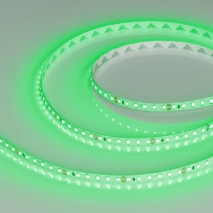 Лента светодиодная RT-A120-8mm 24V Green(9.6 W/m, IP20, 2835, 5m) (Arlight, Открытый)