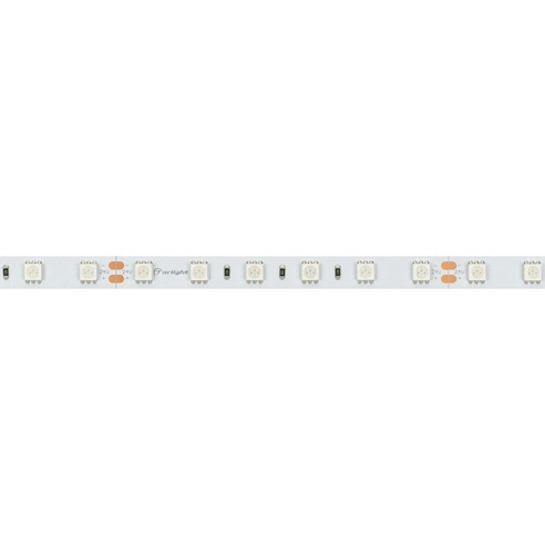 Лента светодиодная RT-B60-10mm 24V Blue (14.4 W/m, IP20, 5m) (Arlight, Открытый)