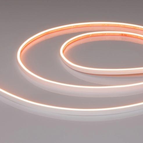 Лента герметичная VELA-M240-2.5x6mm 24V Warm2700 (5 W/m, IP65, 5m) (Arlight, узкая)